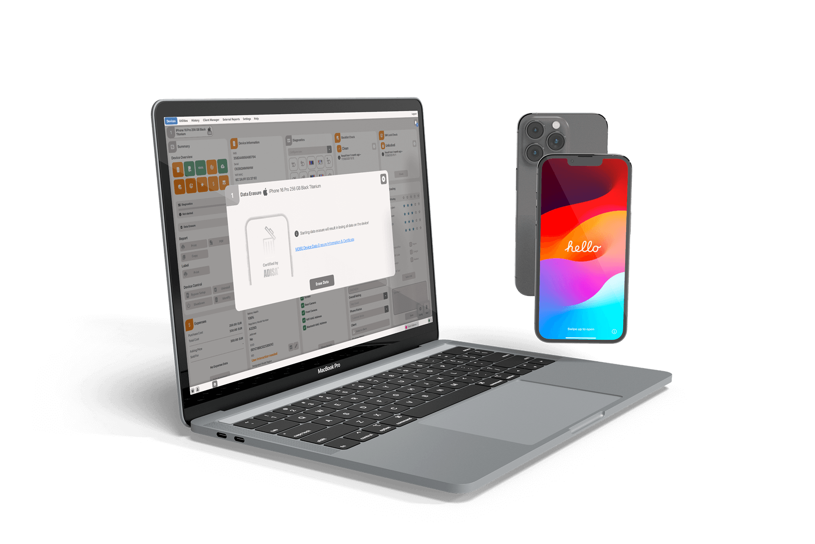 認証済みデータ消去
